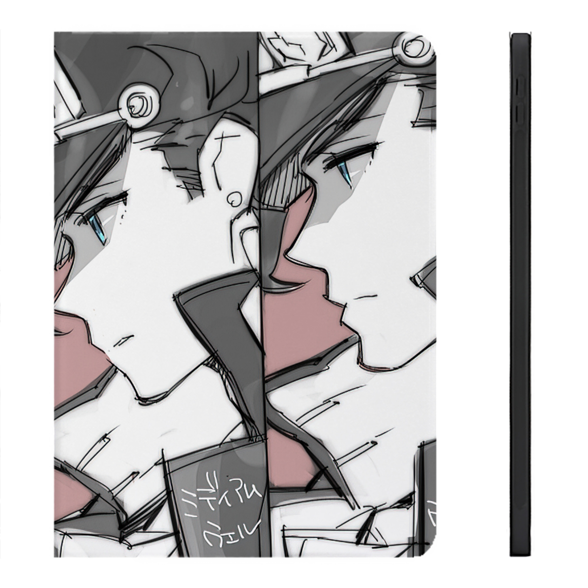 （画像用） ジョジョの奇妙な冒険 JoJo's Bizarre Adventure IPadケース ペンホルダー付き ブックスタイルデザイン